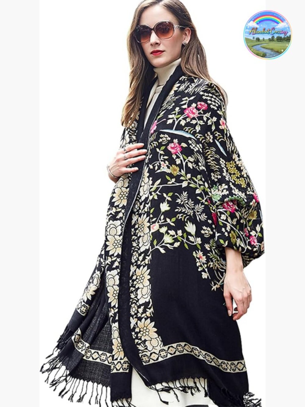100% Merino Wool Extra Large Pashmina Travel Scarf Wrap Shawl